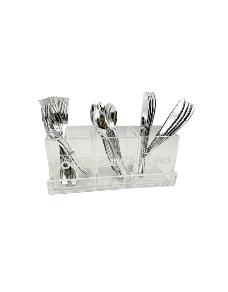 Acrylic Silverware Caddy Sets