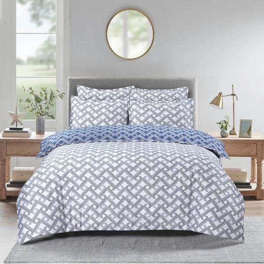 Diamond Braid- Blue/Grey