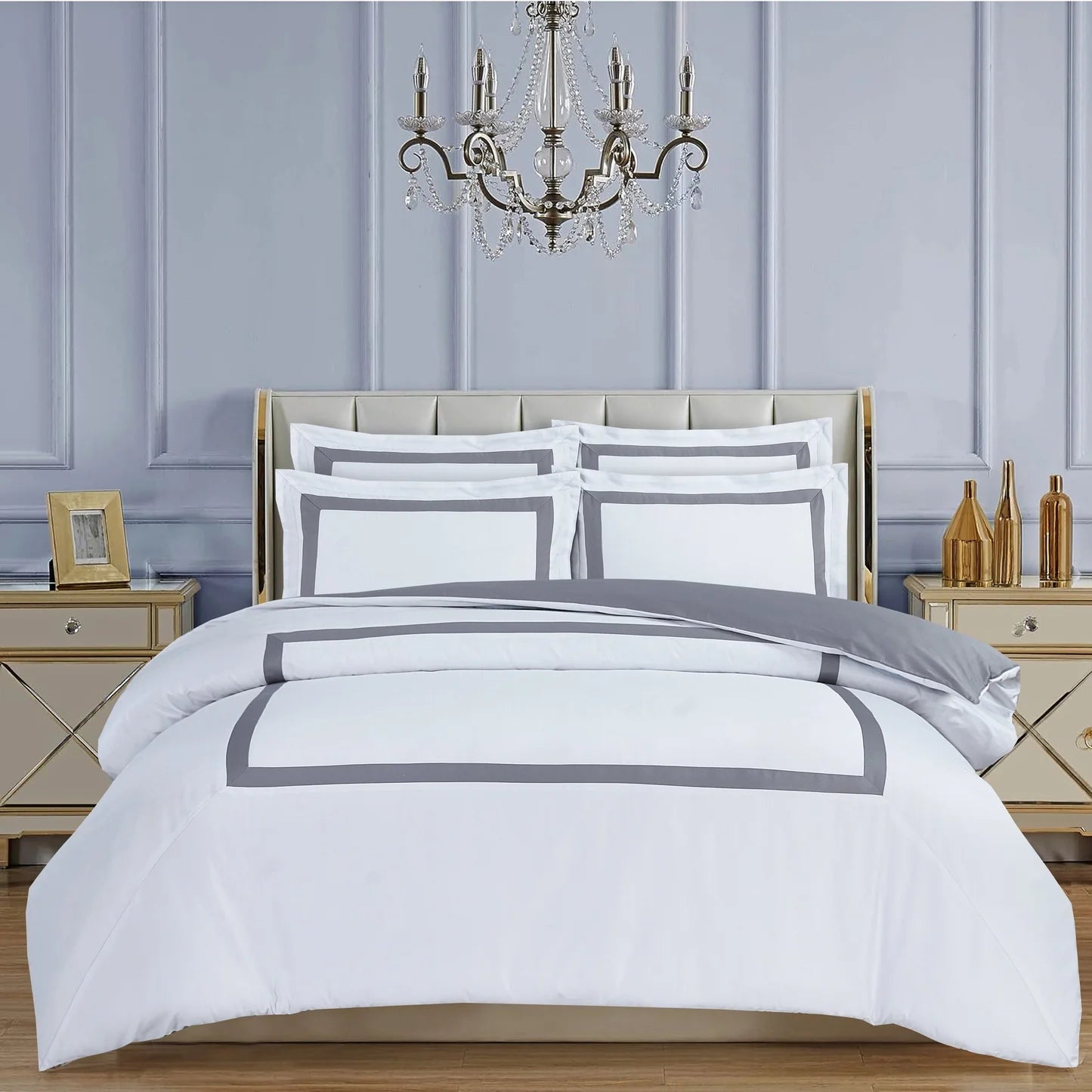 Province Hotel Collection - White with Gray Tape