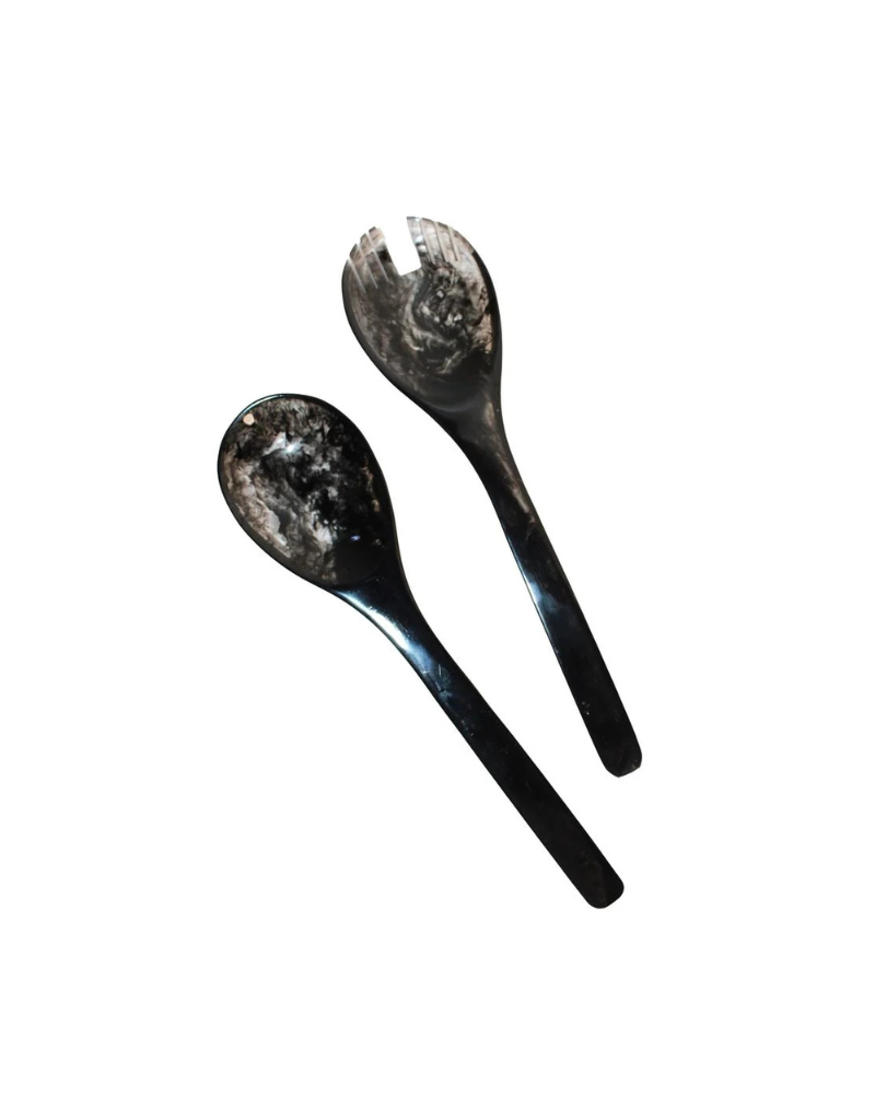 Resin Swirl Salad Servers