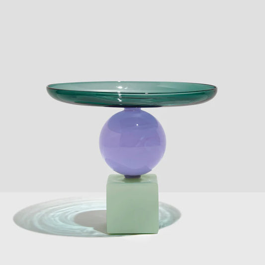 Geo Cake Stand -Teal