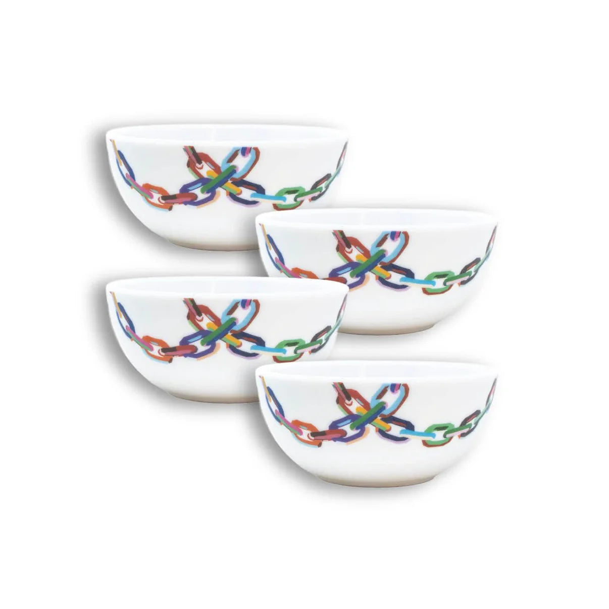 Elizabeth Sutton Collection: Large Chain Link Melamine Bowl Set