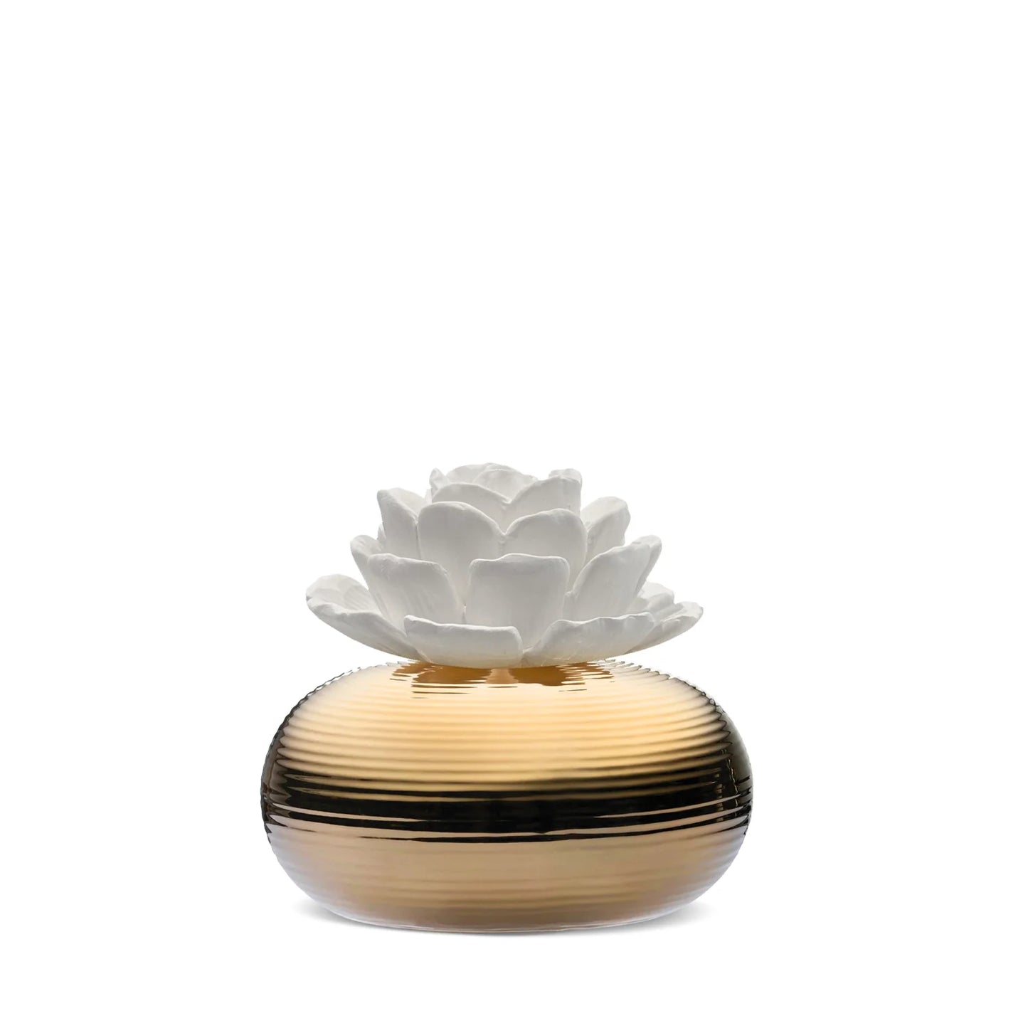 Fluted Flowerpot Scent Diffuser - White Flower