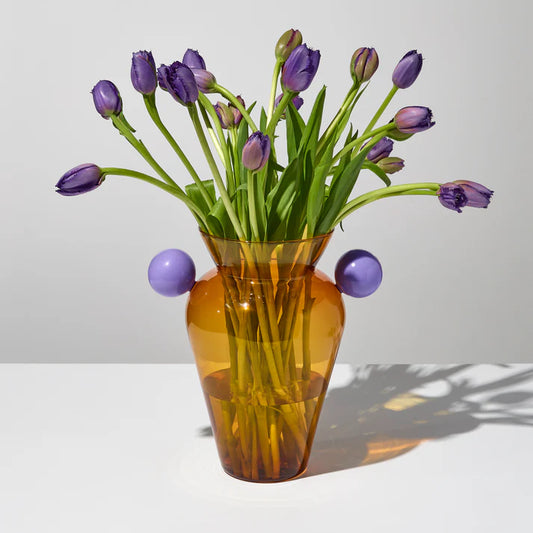 Geo Urn - Amber + Lilac