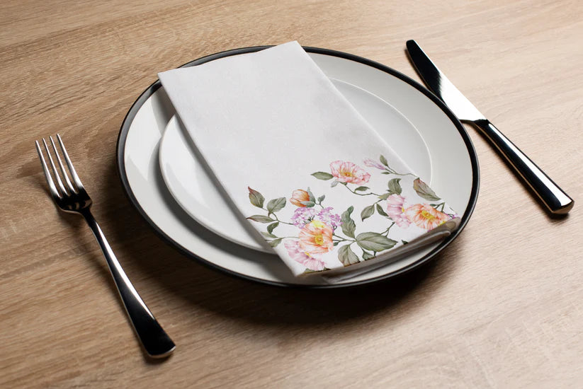 Floral Printed Luxury Guest Towels (options)
