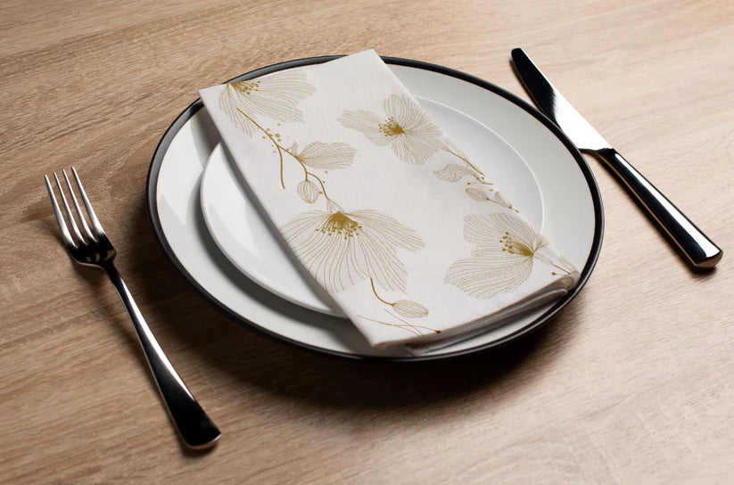 Floral Printed Luxury Guest Towels (More Options)