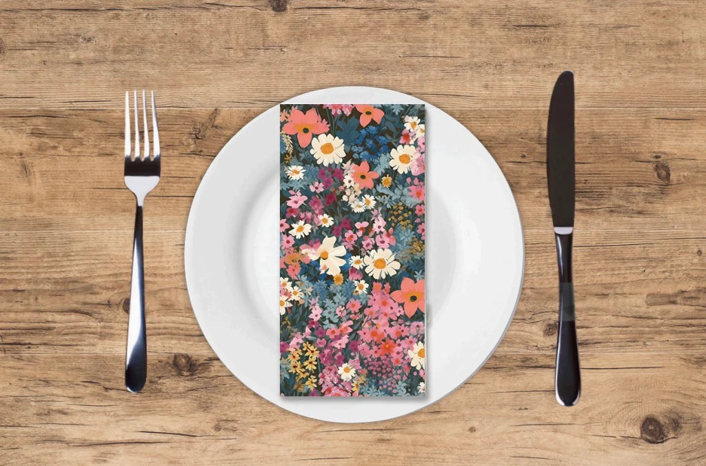 Floral Printed Luxury Guest Towels (options)