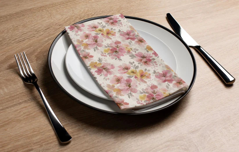 Floral Printed Luxury Guest Towels (More Options)