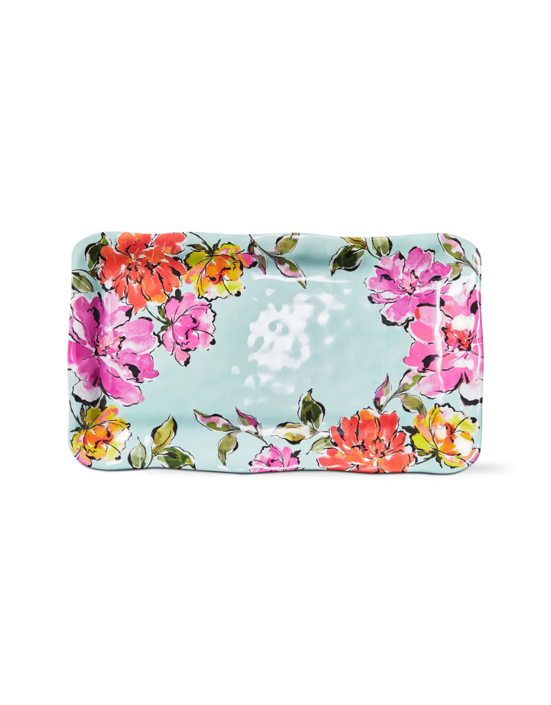 In Bloom Melamine Rectangular Platter
