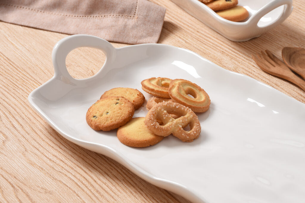Small Melamine Platter with Handles