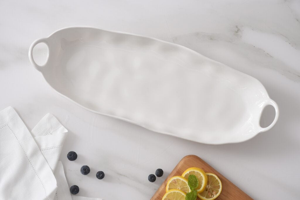 Deep Long Melamine Server