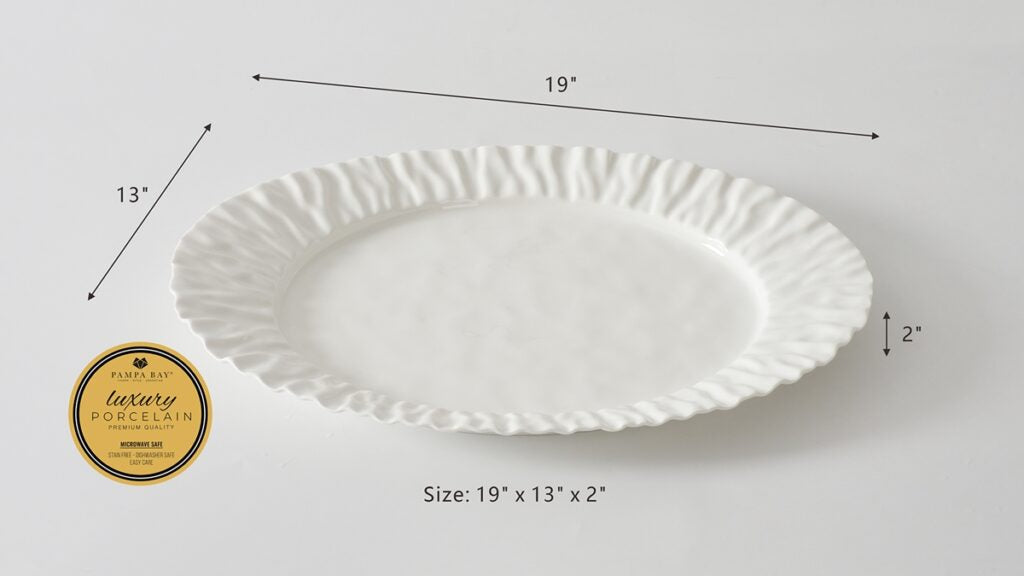 Large Pleated Platter