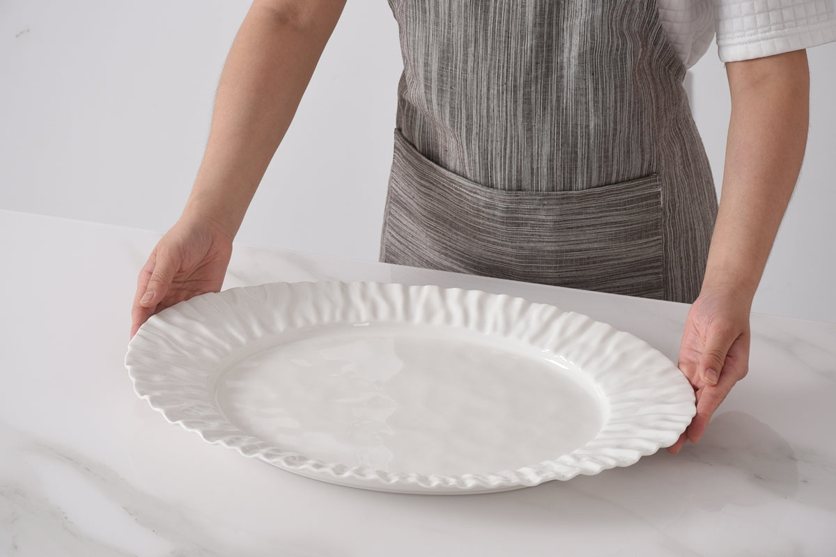 Large Pleated Platter