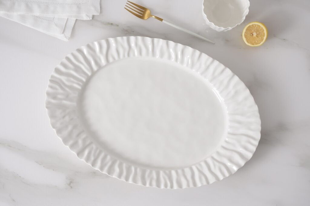 Large Pleated Platter