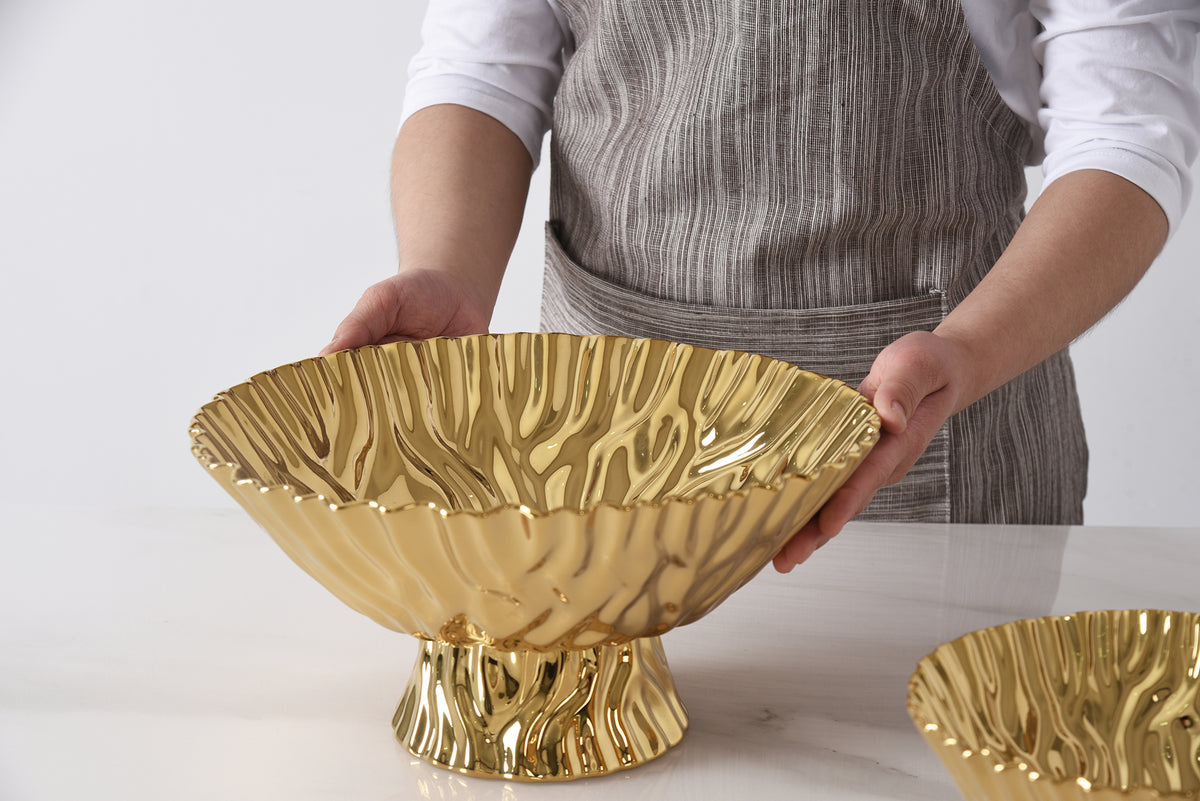 Large Footed Bowl