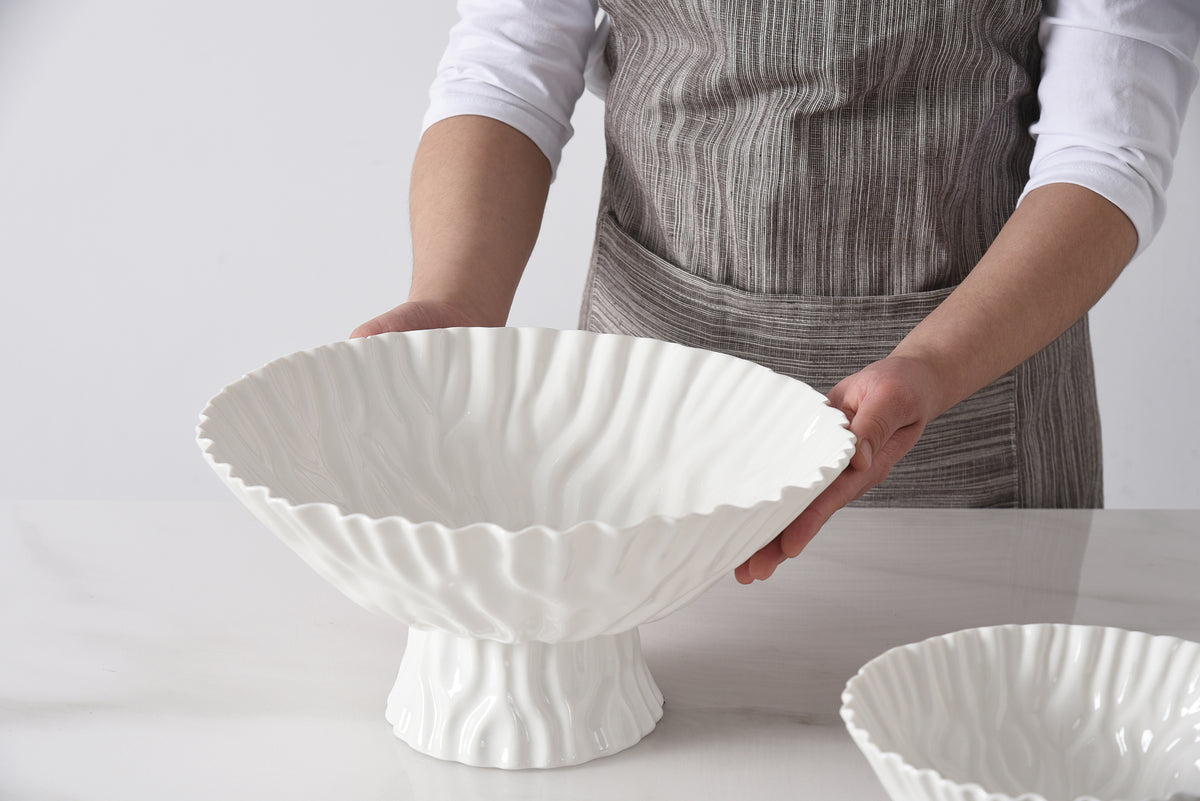 Large Footed Bowl