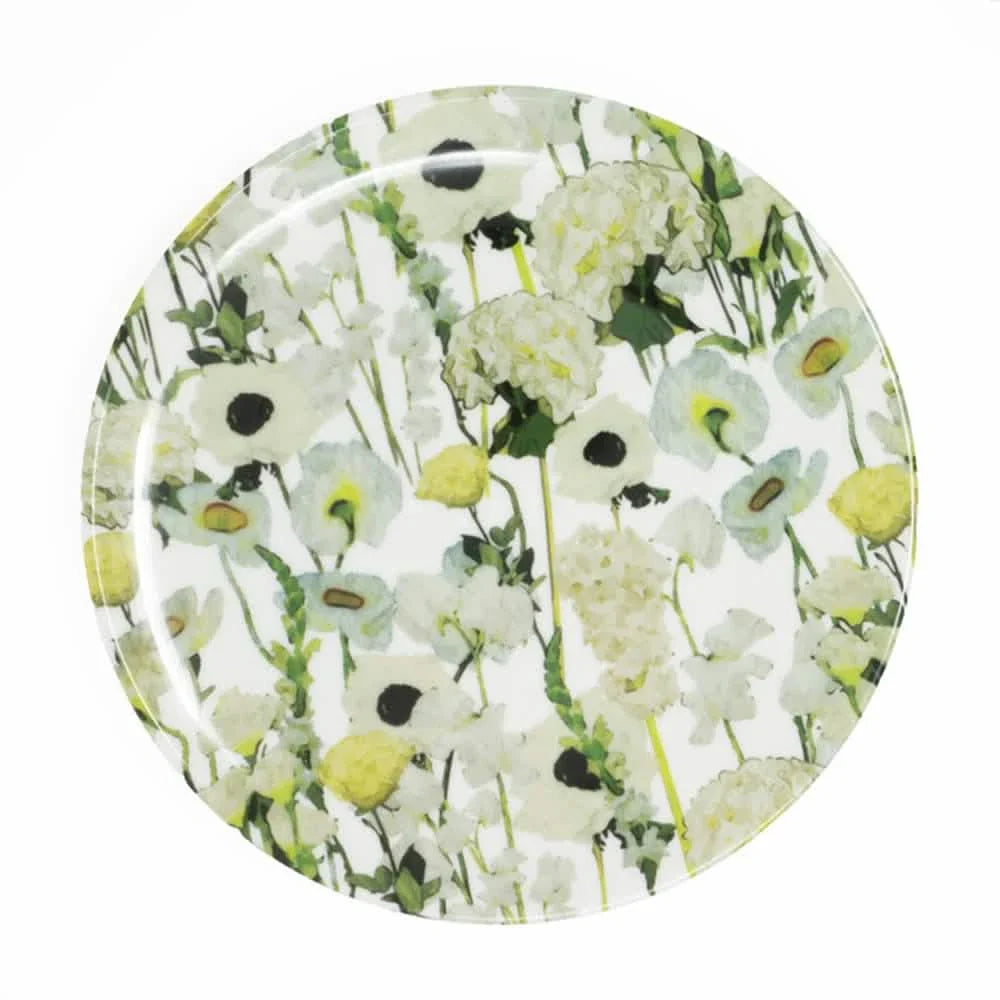 Elizabeth Sutton Collection: Cream Floral Garden Dinner Plate Set