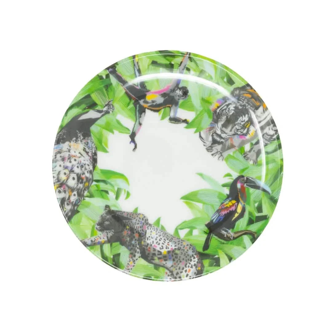 Elizabeth Sutton Collection: Pura Vida Jungle Salad Plate Set