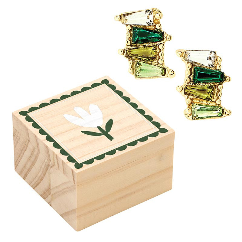 Fleur Jewelry Box Earring