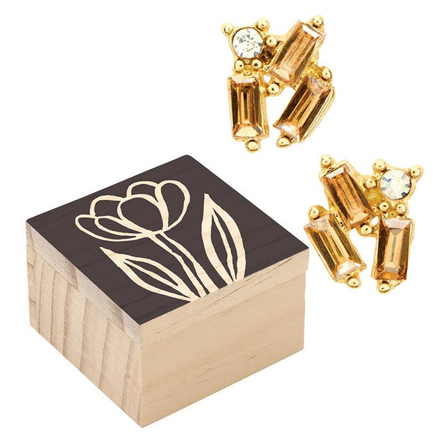 Fleur Jewelry Box Earring