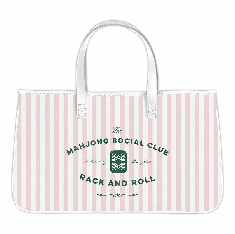Hold Everything Canvas Tote // Mahjong Social Club