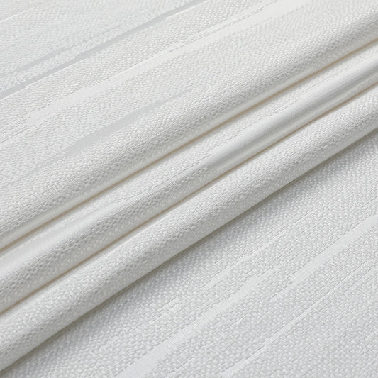 Jacquard White Stratus Tablecloth #1390