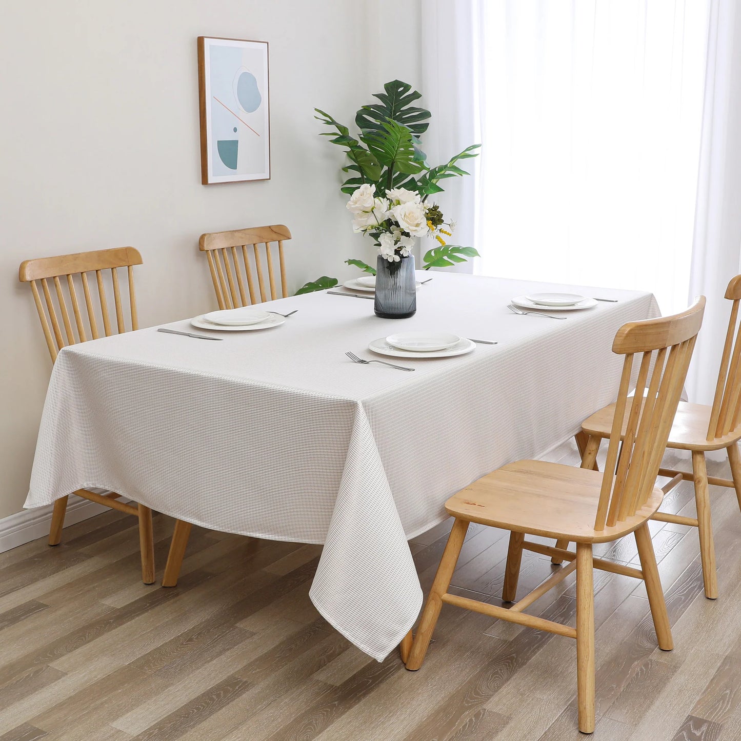 Jacquard Gold Hudson Tablecloth #1393