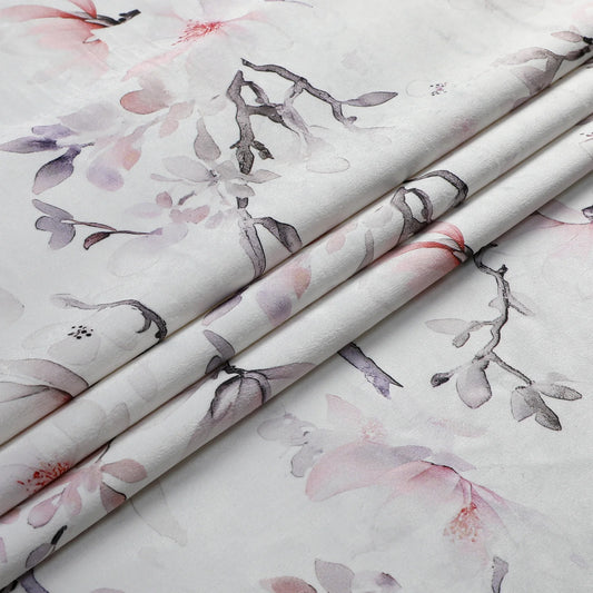 Velvet Blush Magnolia Branch Tablecloth #1418