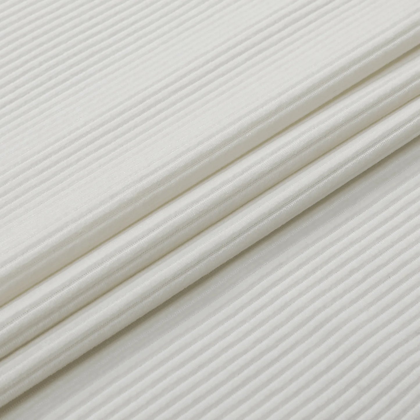 Jacquard White Ribbed Tablecloth #1422