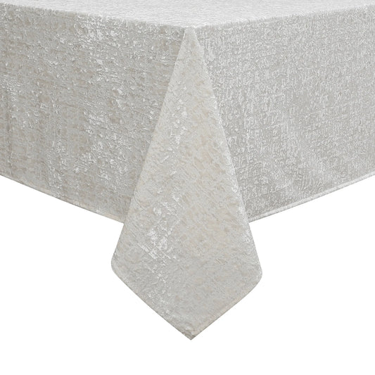 Velvet Patina Pearl White Tablecloth #1424