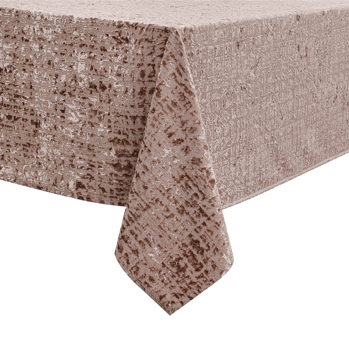 Velvet Patina Blush Taupe Tablecloth #1425