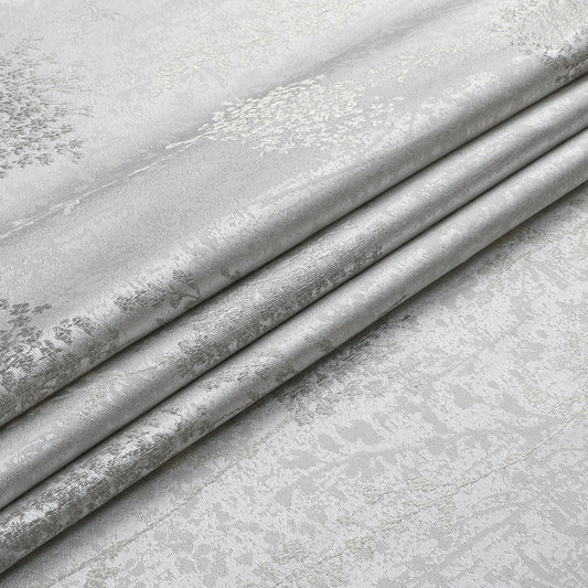 Jacquard Fern Cluster Silver Tablecloth #1602