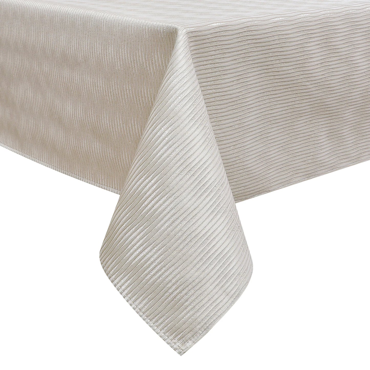 Jacquard Gold Oceania Waves Tablecloth #1607