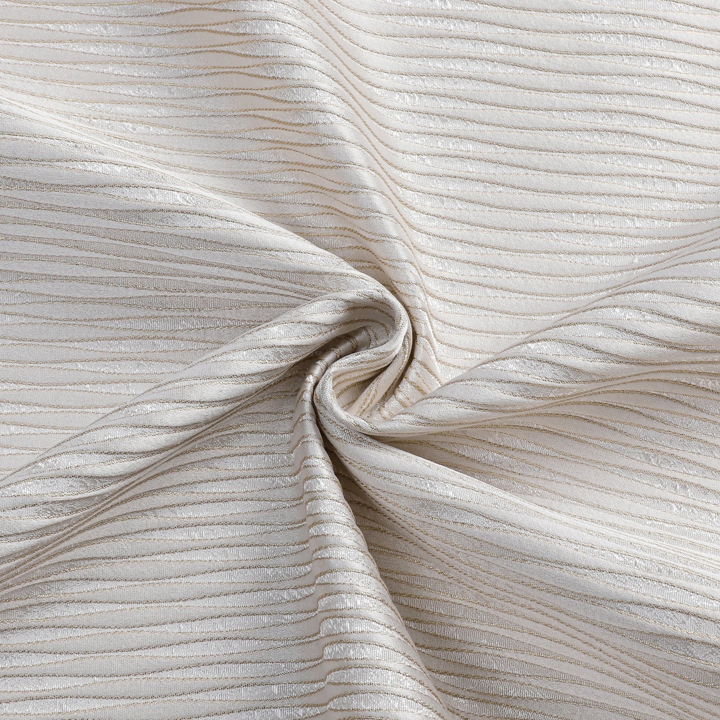 Jacquard Gold Oceania Waves Tablecloth #1607