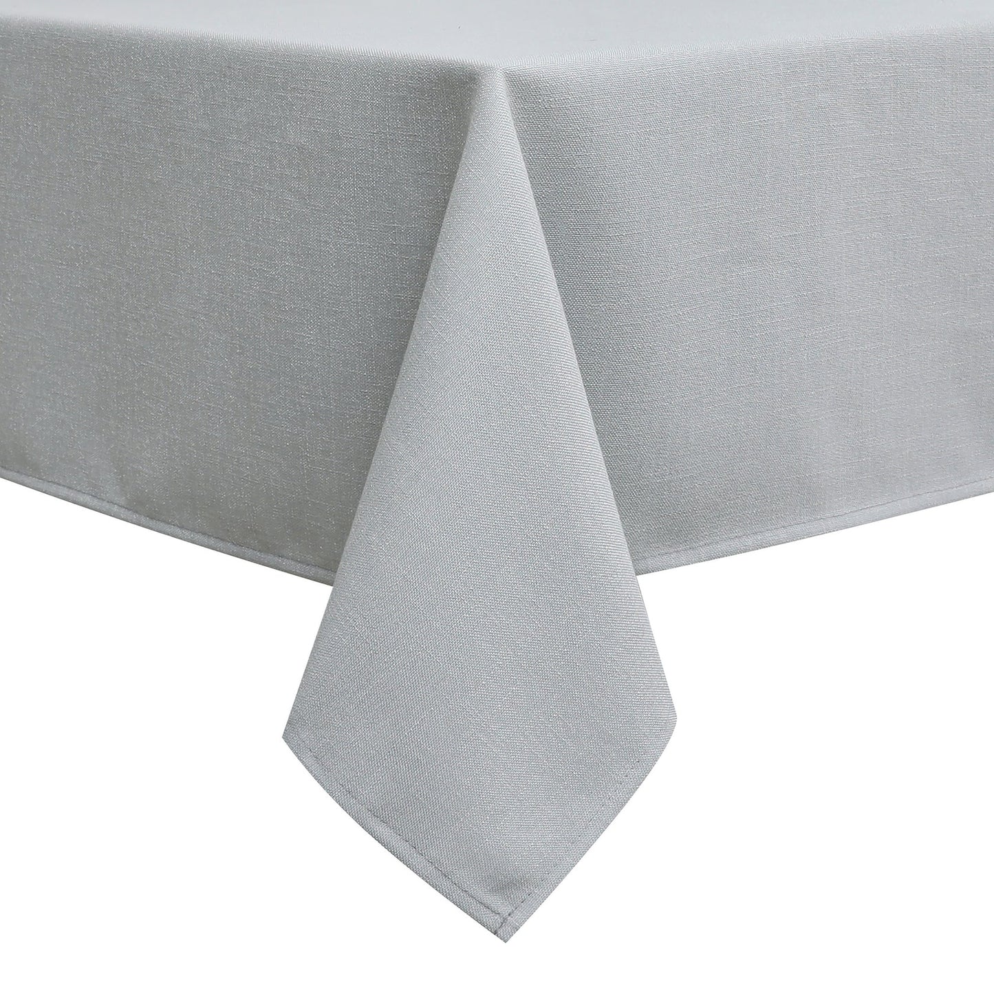 Poly Linen-Look Mint Harvest Weave Tablecloth #1804