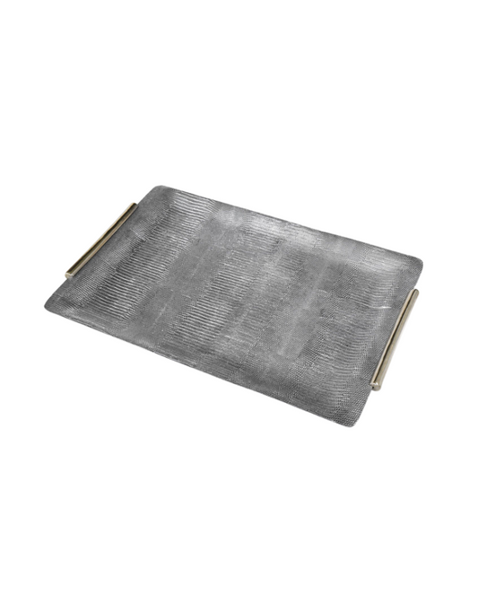 Sierra Modern Python Large Tray with Handles