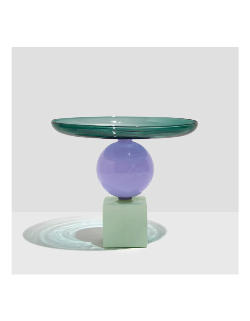 Geo Cake Stand -Teal