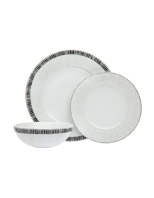 Lines 3 Piece Dinnerware Set