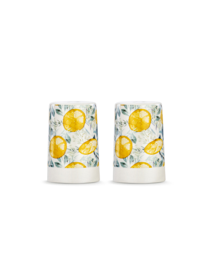 Lemons Stoneware Salt & Pepper Set