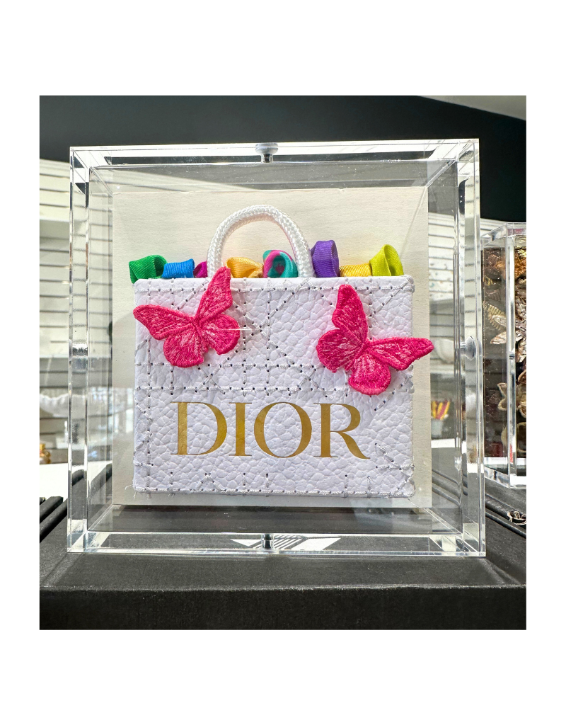 Petite Dior Bag 5"x5" Acrylic Box