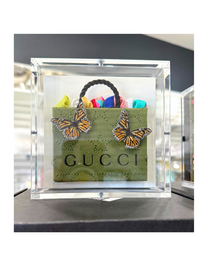 Petite Gucci Bag 5"x5" Acrylic Box