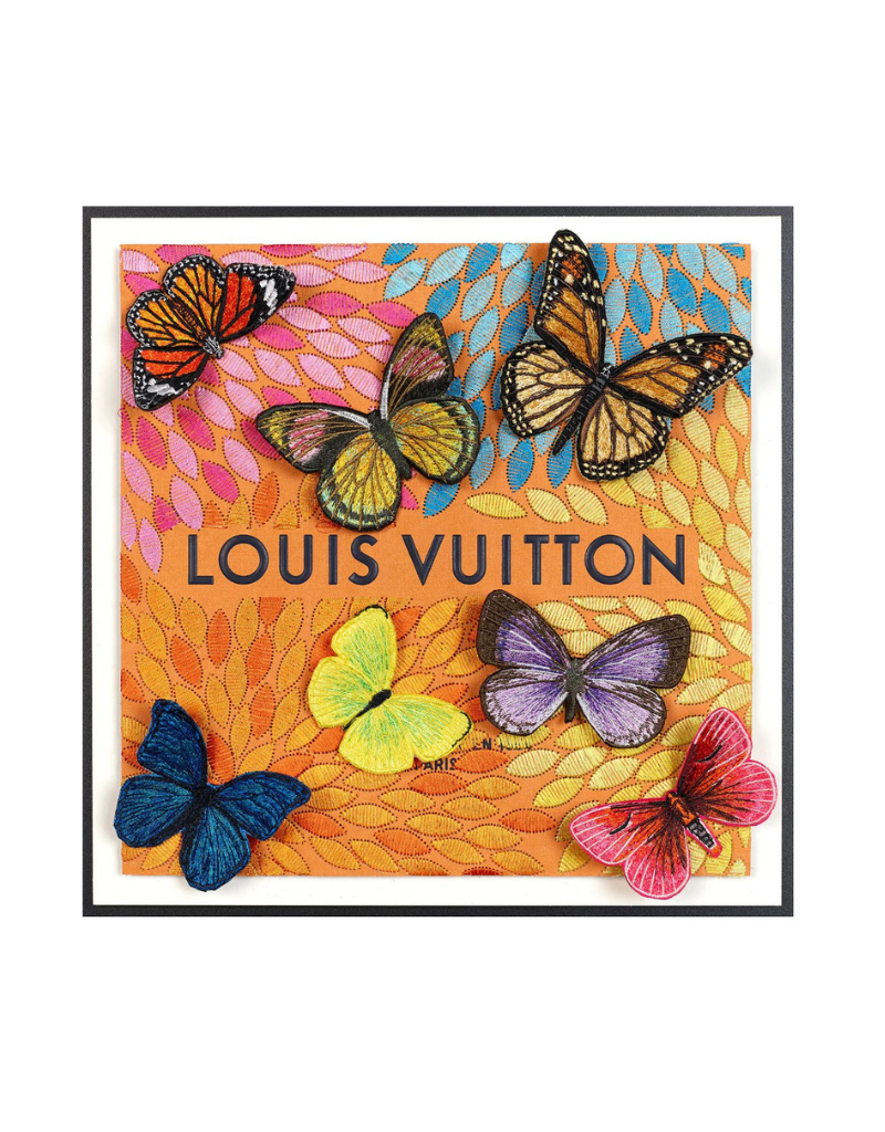 LV Floral Petals 12"x12" Acrylic Box