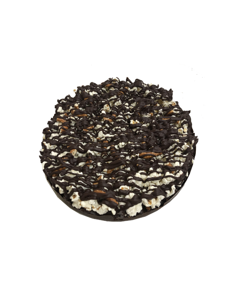 Chocolate Popcorn Pizza with Pizzaz