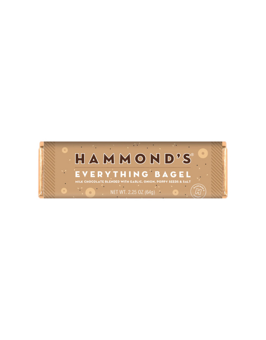 Hammond's Everything Bagel Milk Chocolate Candy Bar