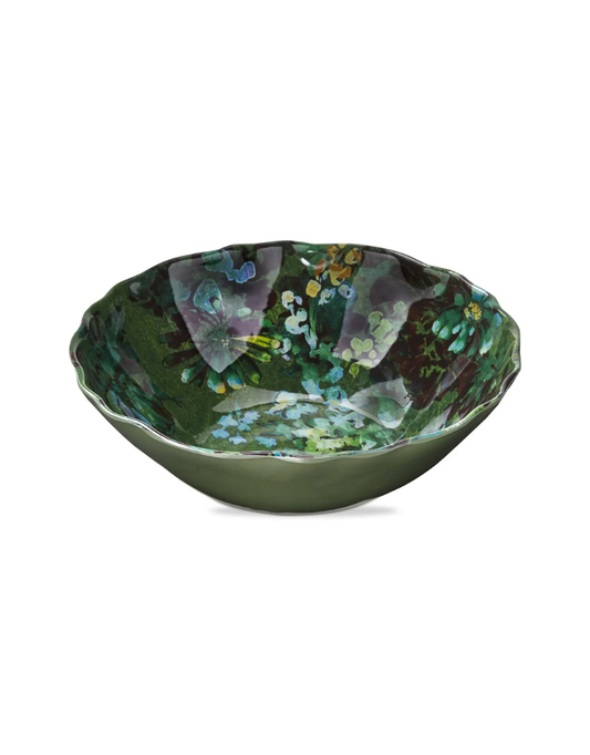 Multi Summer Botanica Melamine Serving Bowl