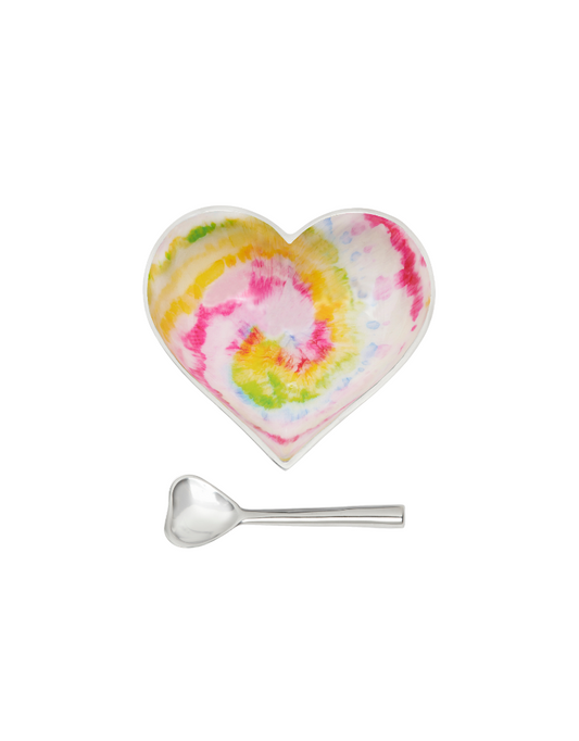 Happy Heart Bowl Groovy Pastel