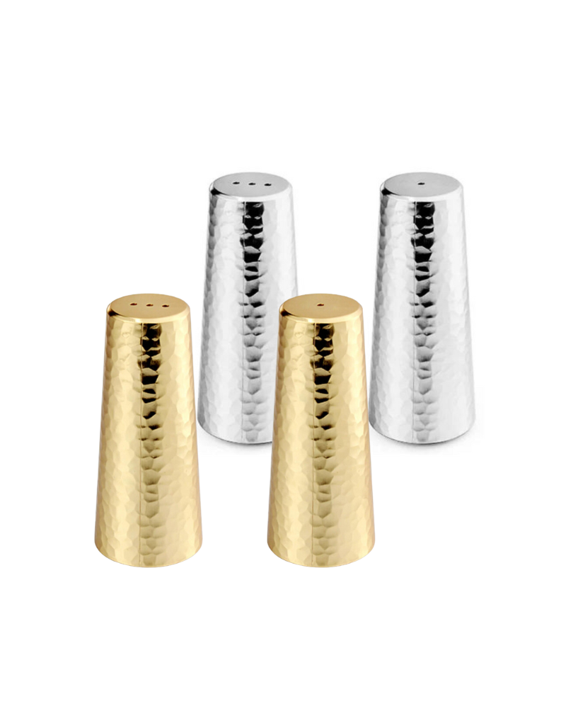 Hammered Salt & Pepper Shaker Set