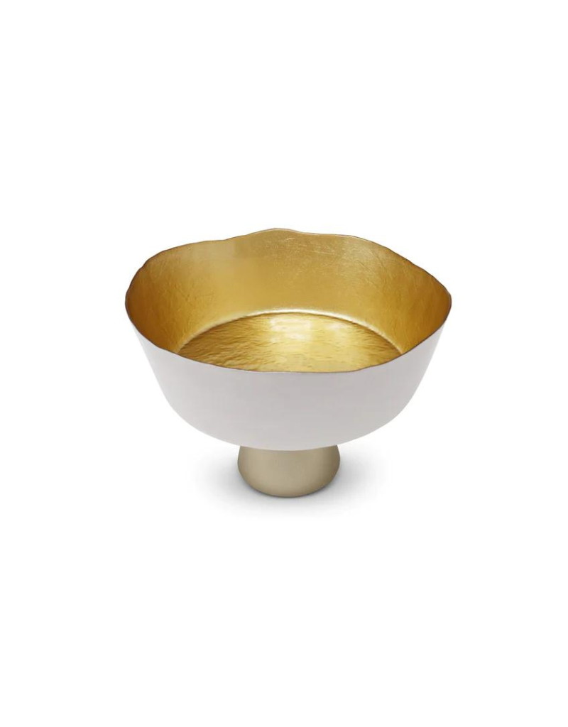 Modern Organic Shaped Pedestal Bowl