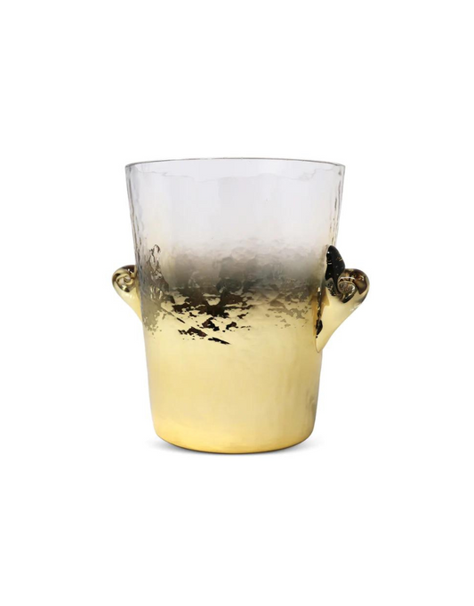 Ombré Glass Ice Bucket