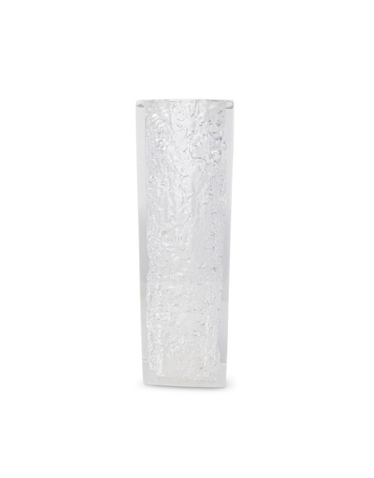 Crushed Ice Acrylic Vase